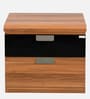 Naples Bed Side Table In Brown Colour