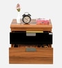 Naples Bed Side Table In Brown Colour