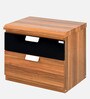 Naples Bed Side Table In Brown Colour