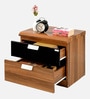 Naples Bed Side Table In Brown Colour
