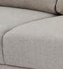 Naples Italian Fabric C Shape Corner Sofa In Grey Color