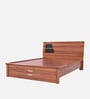 Naples King Size Bed In Brown color With Hydraulic Storage
