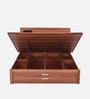 Naples King Size Bed In Brown color With Hydraulic Storage