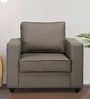 Wakefit Napper Fabric 1 Seater Sofa in Omega Grey Colour