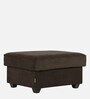 Napper Fabric Ottoman In Dark earth Colour