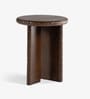 Naqsh End Table In Ribbed Finish