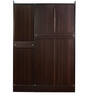Nariko 3 Door Wardrobe with Drawers in Wenge Finish with Lock