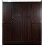 Nariko 4 Door Wardrobe in Wenge Finish with Lock