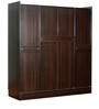 Nariko 4 Door Wardrobe in Wenge Finish with Lock