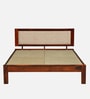 Narvik Sheesham Wood King Size Bed In Honey Oak  Finish