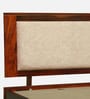 Narvik Sheesham Wood King Size Bed In Honey Oak  Finish