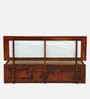 Narvik Sheesham Wood King Size Bed In Honey Oak  Finish With Box Storage