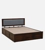Narvik Sheesham Wood King Size Bed In Provincial Teak Finish With Box Storage