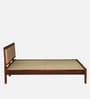 Narvik Sheesham Wood Queen Size Bed In Honey Oak  Finish