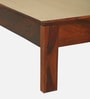 Narvik Sheesham Wood Queen Size Bed In Honey Oak  Finish