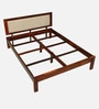 Narvik Sheesham Wood Queen Size Bed In Honey Oak  Finish
