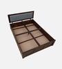 Narvik Sheesham Wood Queen Size Bed In Provincial Teak Finish With Box Storage