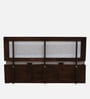 Narvik Sheesham Wood Queen Size Bed In Provincial Teak Finish With Box Storage