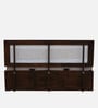 Narvik Sheesham Wood Queen Size Bed In Provincial Teak Finish With Box Storage