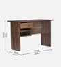 Nash Study Table in Columbian Walnut Finish