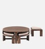 Nashville Coffee Table Set In Provisional Teak Finish