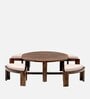 Nashville Coffee Table Set In Provisional Teak Finish