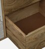 Natale Mango Wood 2 Door Sideboard In Natural Finish With Drawers Inspired