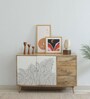 Natale Mango Wood 2 Door Sideboard In Natural Finish With Drawers Inspired