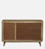 Natale Mango Wood 2 Door Sideboard In Natural Finish With Drawers Inspired