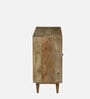 Natale Mango Wood 2 Door Sideboard In Natural Finish With Drawers Inspired