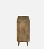 Natale Mango Wood 4 Door Sideboard In Natural Finish Inspired