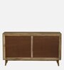 Natale Mango Wood 4 Door Sideboard In Natural Finish Inspired