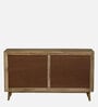 Natale Mango Wood 4 Door Sideboard In Natural Finish Inspired