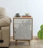 Natale Mango Wood Bedside Table In Natural Finish Inspired Natale Mango Wood Bedside Table In Natural Finish Inspired