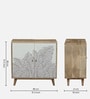 Natale Mango Wood Cabinet In Natural Finish Inspired