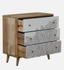 Natale Mango Wood Chest Of Drawers In Natural Finish Inspired