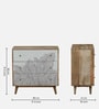 Natale Mango Wood Chest Of Drawers In Natural Finish Inspired