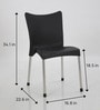 National Plastic Chair in Black Colour
