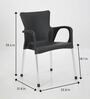 National Plastic Chair in Black Colour