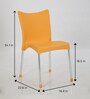 National Plastic Chair in Orange Colour