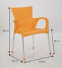 National Plastic Chair in Orange Colour