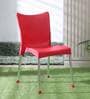 National Plastic Chair in Red Colour