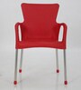 National Plastic Chair in Red Colour
