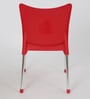 National Plastic Chair in Red Colour