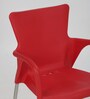 National Plastic Chair in Red Colour