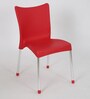 National Plastic Chair in Red Colour
