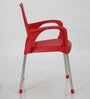National Plastic Chair in Red Colour
