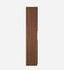 Natron 4 Door Shoe Cabinet In Walnut and Frosty White Finish