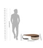 Natura Coffee Table In Walnut Finish