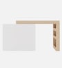 Natura Study Table in Beige and White Finish Natura Study Table in Beige and White Finish